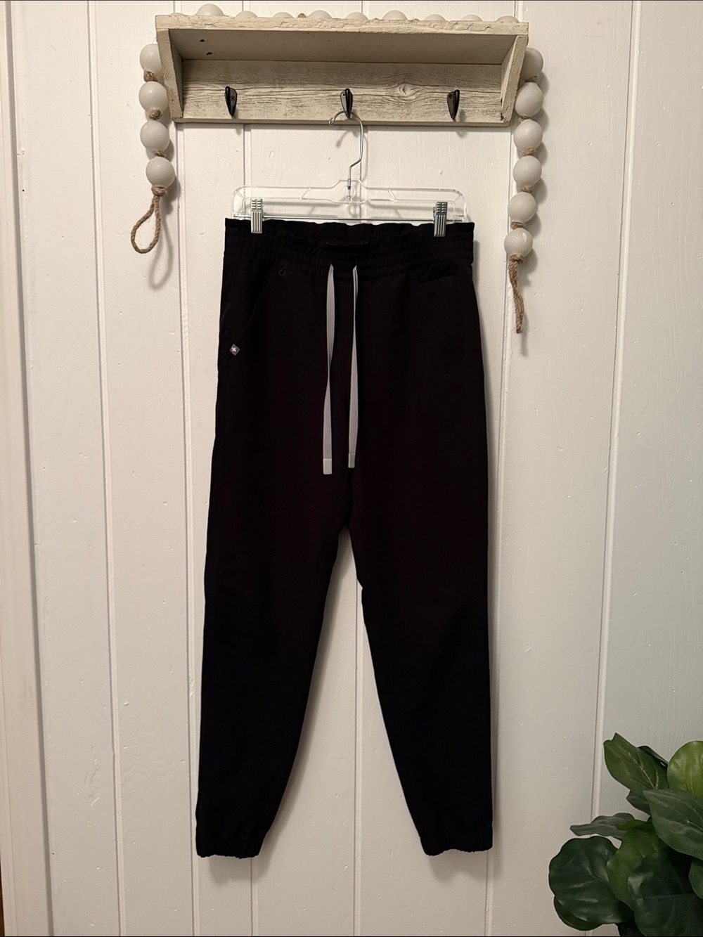 Figs Black Jogger Scrub Pants